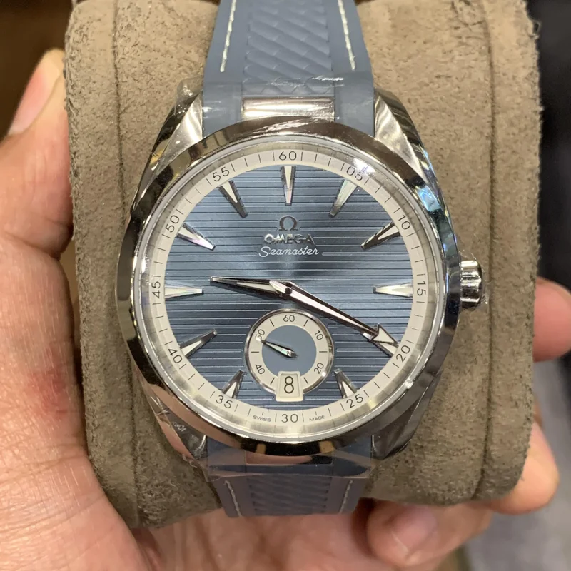 Seamaster Aqua Terra 150M Master Chronometer Small Seconds 41 Stainless Steel / Blue / Rubber