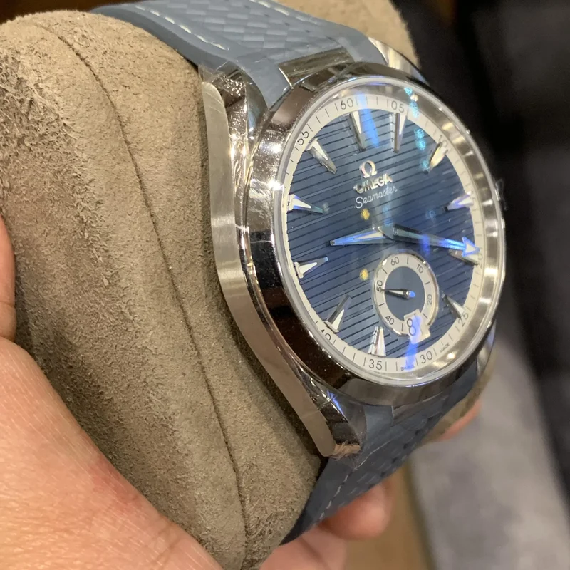 Thumb Seamaster Aqua Terra 150M Master Chronometer Small Seconds 41 Stainless Steel / Blue / Rubber