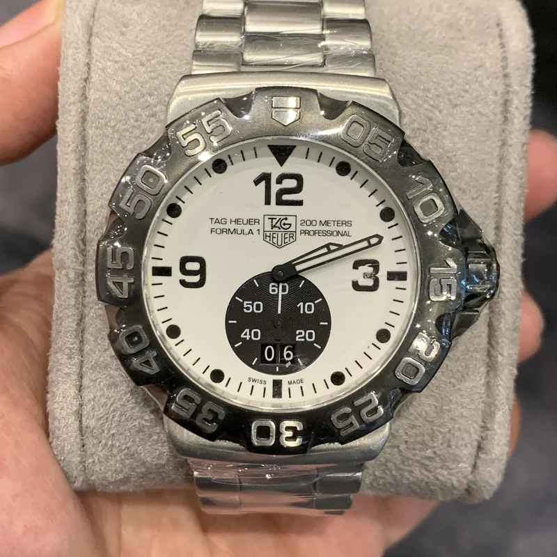 Formula 1 Big Date 44 Stainless Steel / White / Bracelet