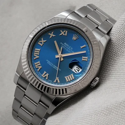 Datejust II Fluted Blue