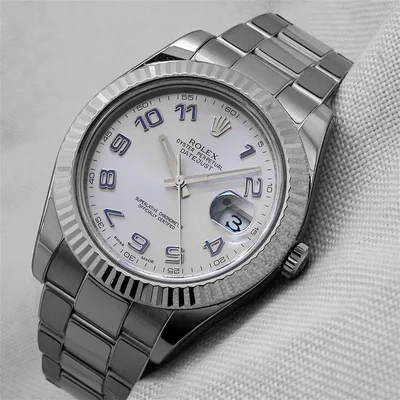 Datejust II Fluted Rhodium