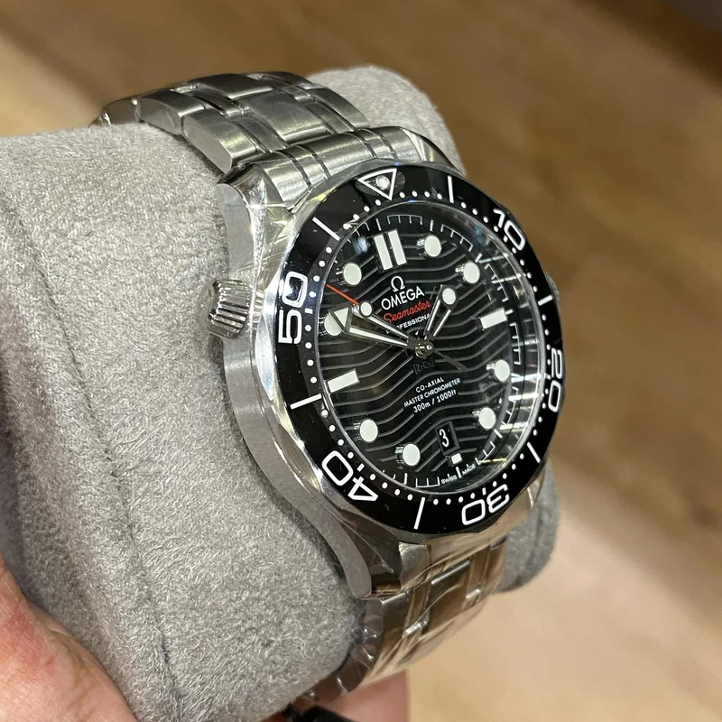 Thumb Seamaster Diver 300M Master Co-Axial 42 Stainless Steel / Black / Bracelet