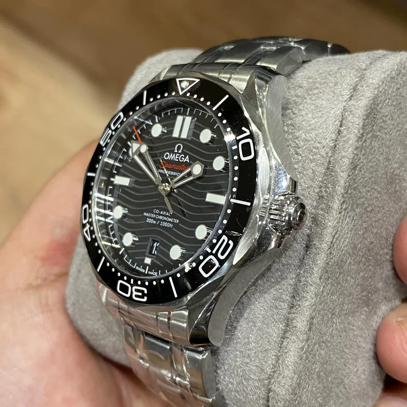 Thumb Seamaster Diver 300M Master Co-Axial 42 Stainless Steel / Black / Bracelet