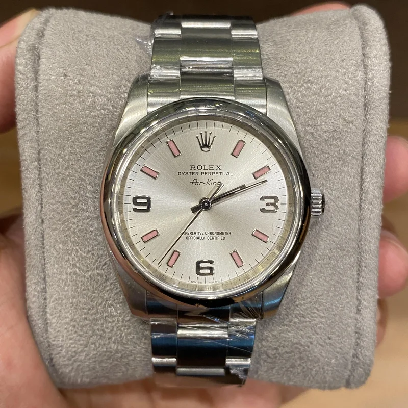 Oyster Perpetual 34 Silver Explorer
