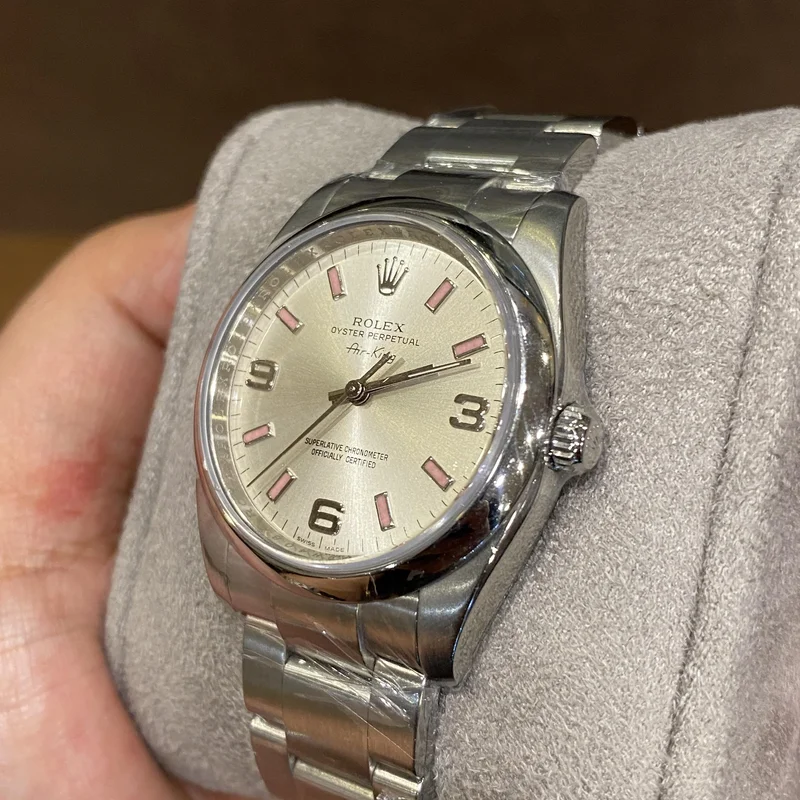 Thumb Oyster Perpetual 34 Silver Explorer