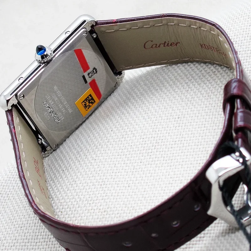 Thumb Tank Must Large Stainless Steel / Claret Lacquered / Alligator