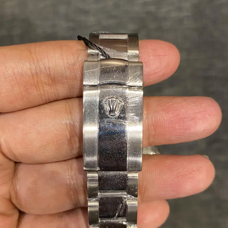 Thumb Datejust 36 Stainless Steel Fluted / Oyster / Silver Diamond