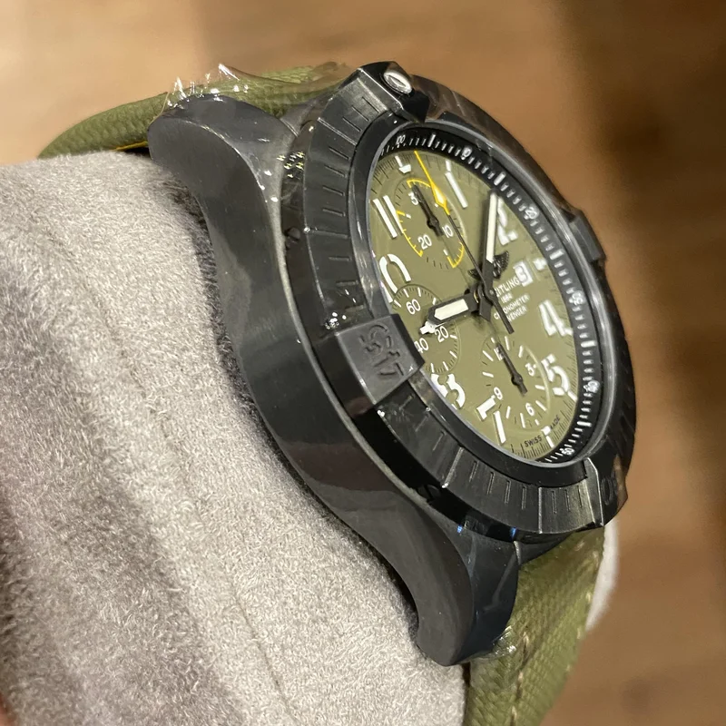 Thumb Avenger Chronograph 45 Night Mission / Green / Military / Pin