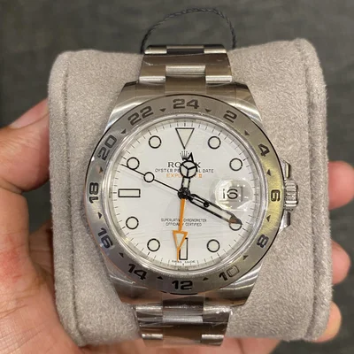 Explorer II Stainless Steel / White