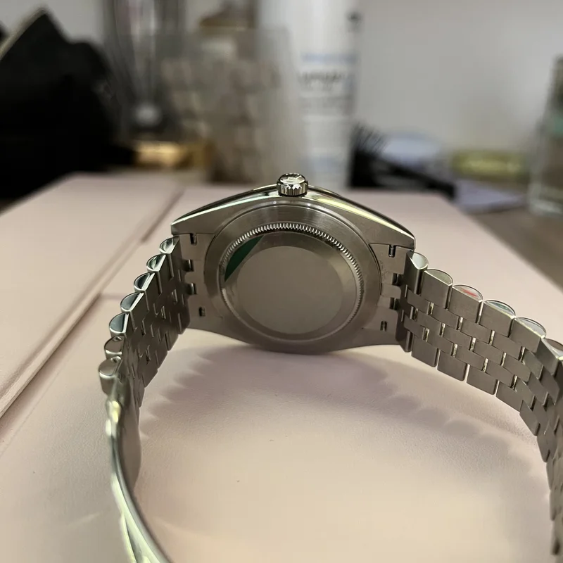 Thumb Datejust 41 Stainless Steel Fluted / Jubilee / Silver