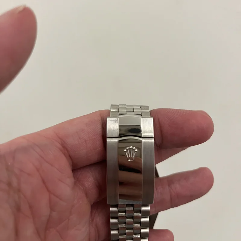 Thumb Datejust 41 Stainless Steel Fluted / Jubilee / Silver