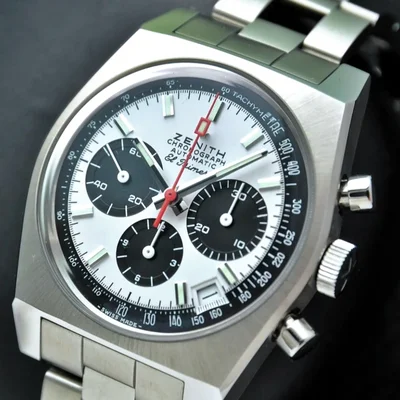 El Primero A384 Revival 50th Anniversary El Primero Stainless Steel / Panda / Ladder