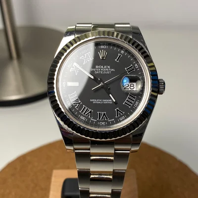 Datejust II Fluted Black Roman