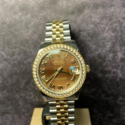 Datejust 31 Rolesor Yellow Diamond / Jubilee / Black MOP