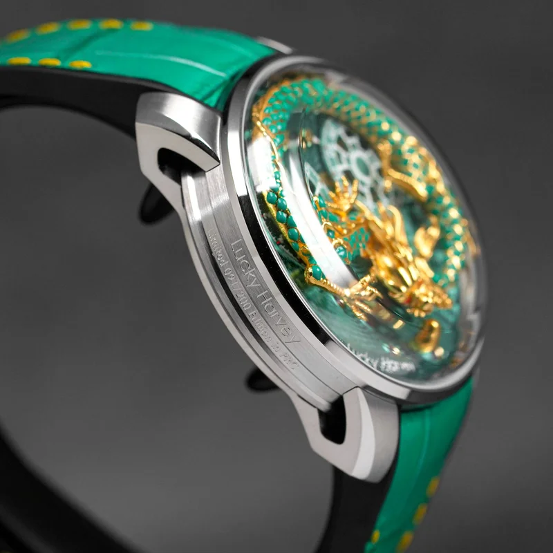 Thumb Green Enamel Dragon