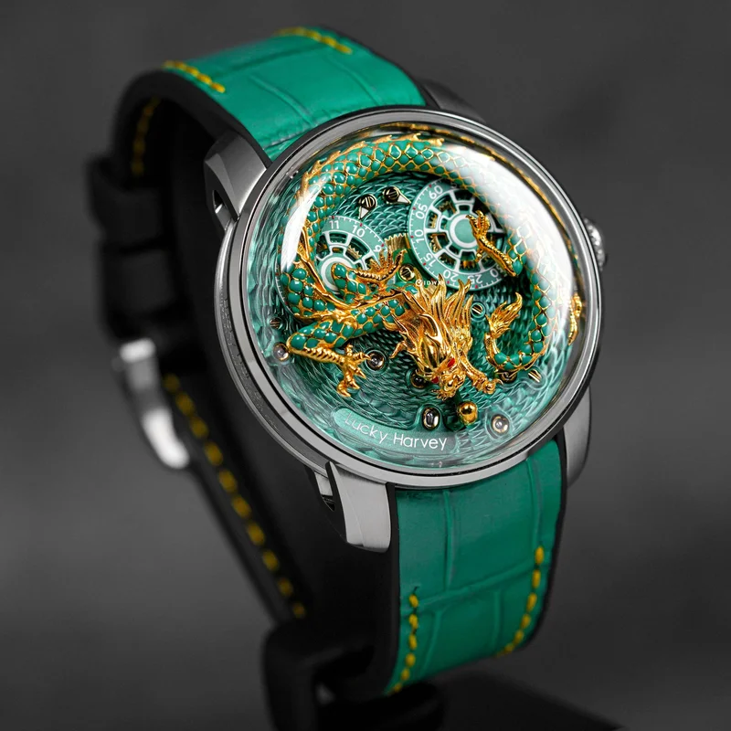 Thumb Green Enamel Dragon
