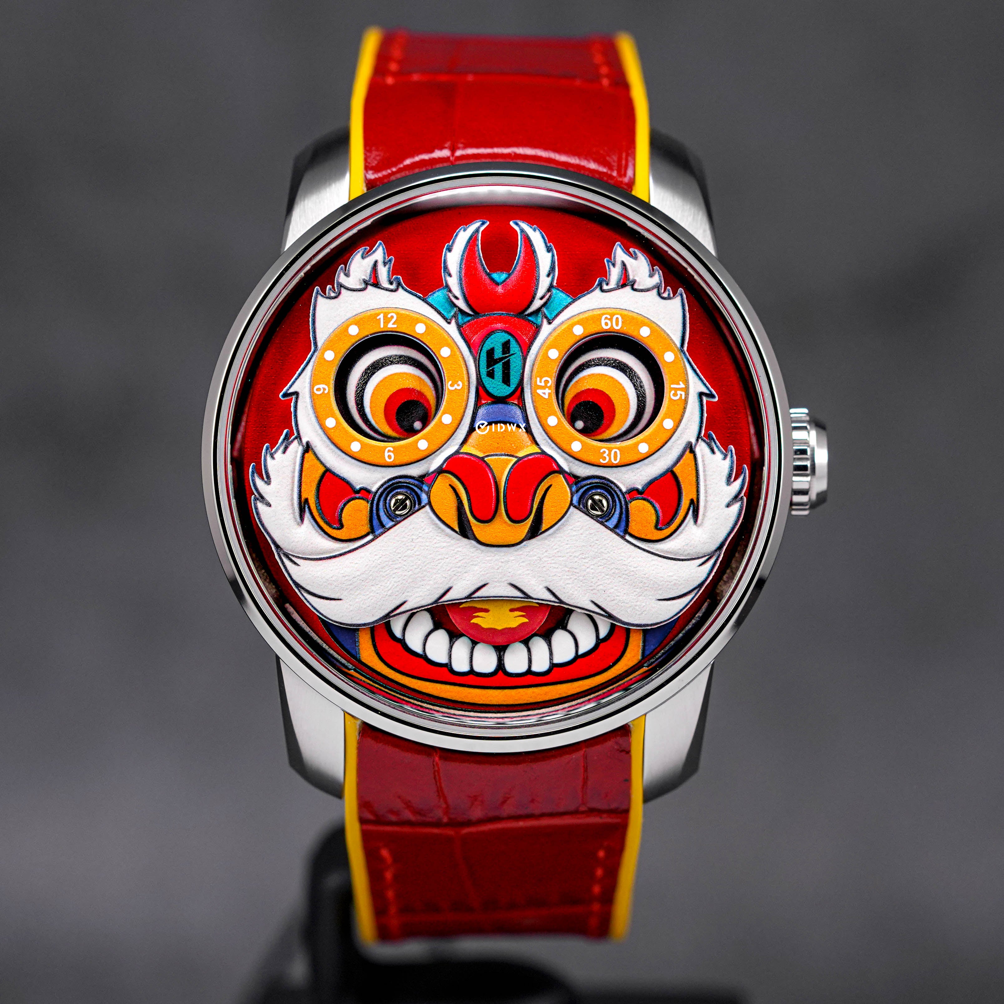 Jual Lucky Harvey Red Lion Dance Automatic LH-LION DANCE Original