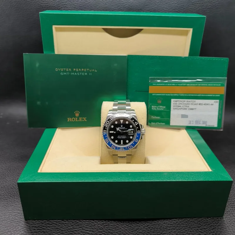 Thumb GMT-Master II Stainless Steel / BLNR