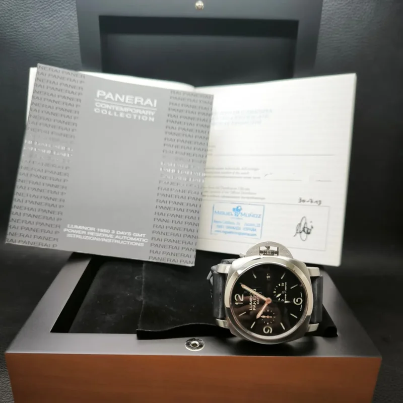 Thumb Luminor 1950 3 Days GMT Power Reserve Automatic Acciacio 44mm