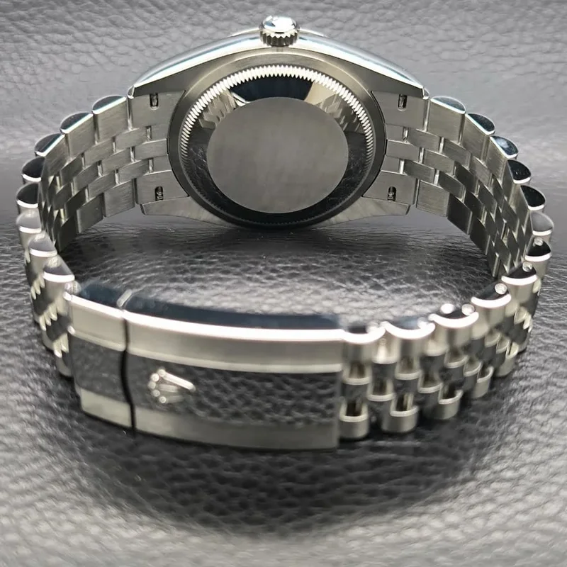 Thumb Datejust 36 Stainless Steel - Domed / Green / Jubilee