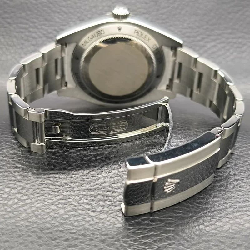 Thumb Milgauss GV Stainless Steel / Z-Blue