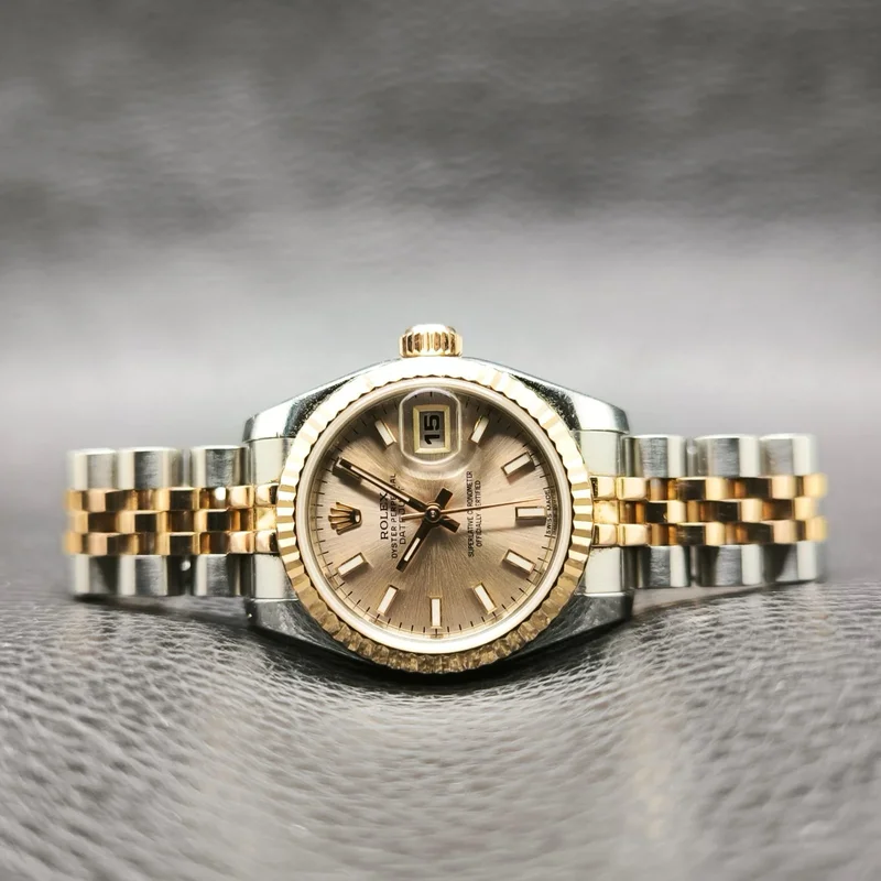 Lady-Datejust 26 Everose Fluted Pink Stick Jubilee