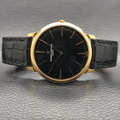 Patrimony Contemporaine 40 Manual-Winding Pink Gold / Black