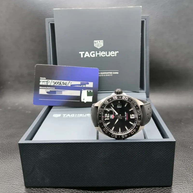 Thumb Formula 1 Quartz 41 Stainless Steel / Black / Rubber