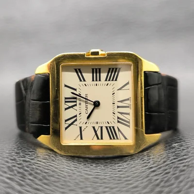 Santos Dumont Quartz Yellow Gold