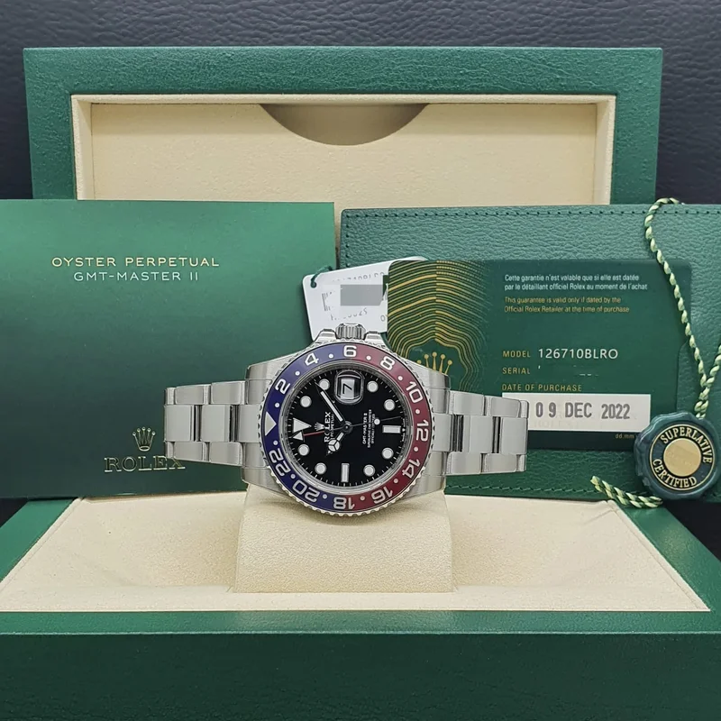 Thumb GMT-Master II Stainless Steel / BLRO / Oyster