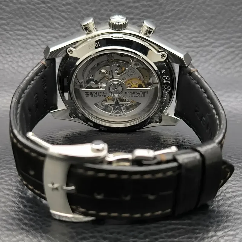 Thumb El Primero Chronomaster 42 Stainless Steel / Silver / Alligator