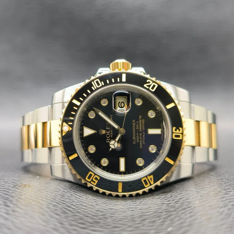 Submariner Date Rolesor / Black-Diamond