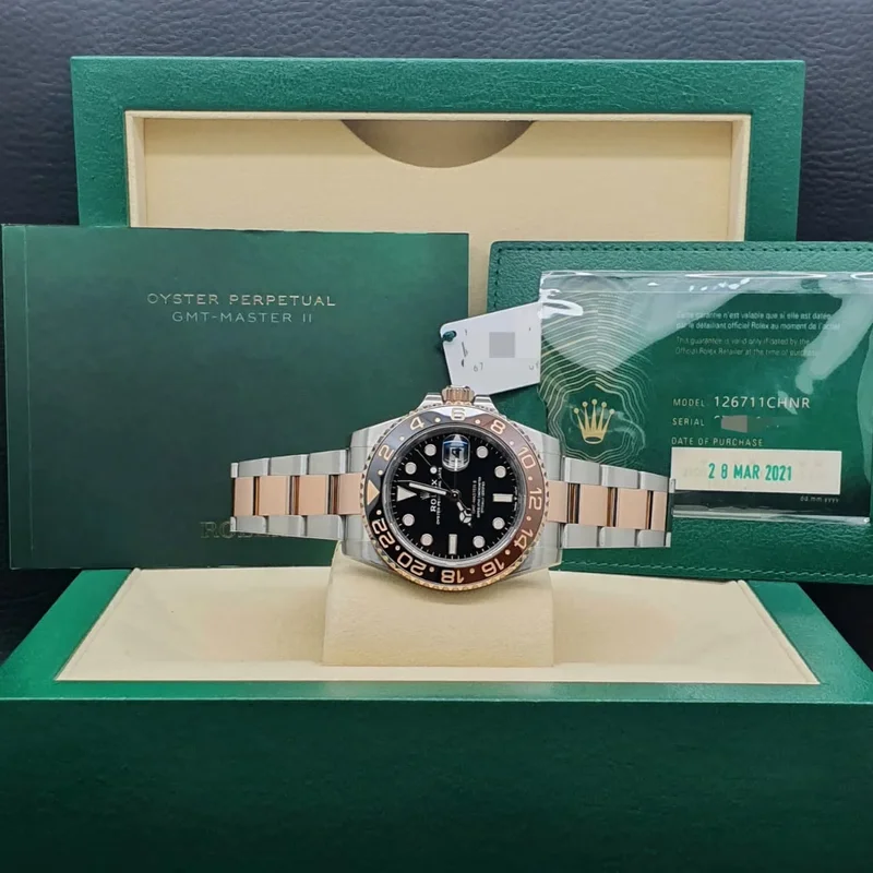 Thumb GMT-Master II Stainless Steel / Everose / CHNR / Oyster
