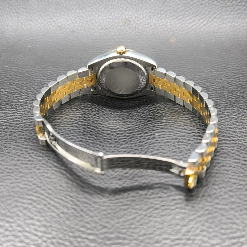 Thumb Datejust 31 Rolesor Yellow Fluted / Jubilee / Silver Diamond