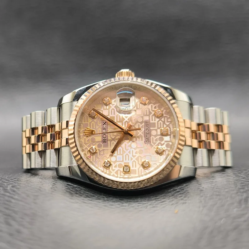 Datejust 36 Rolesor Everose Fluted / Jubilee / Pink Computer