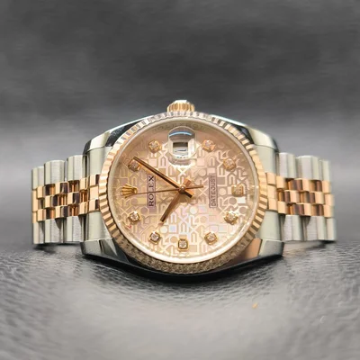 Datejust 36 Rolesor Everose Fluted / Jubilee / Pink Computer