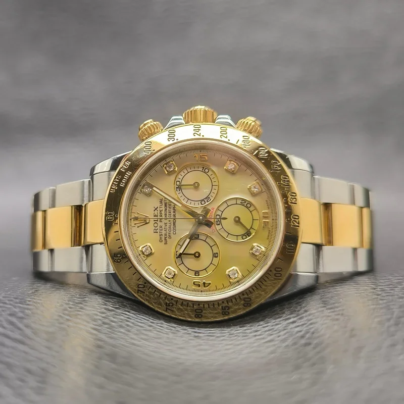 Cosmograph Daytona Rolesor / Champagne Diamond