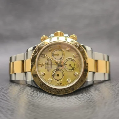 Cosmograph Daytona Rolesor / Champagne Diamond