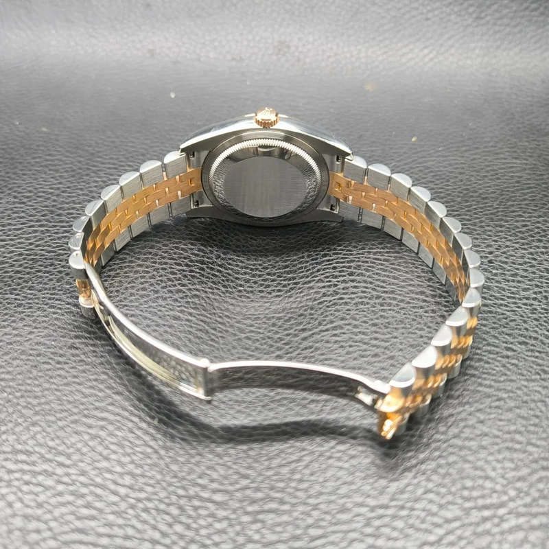 Thumb Datejust 36 Rolesor Everose Fluted / Jubilee / Silver Computer