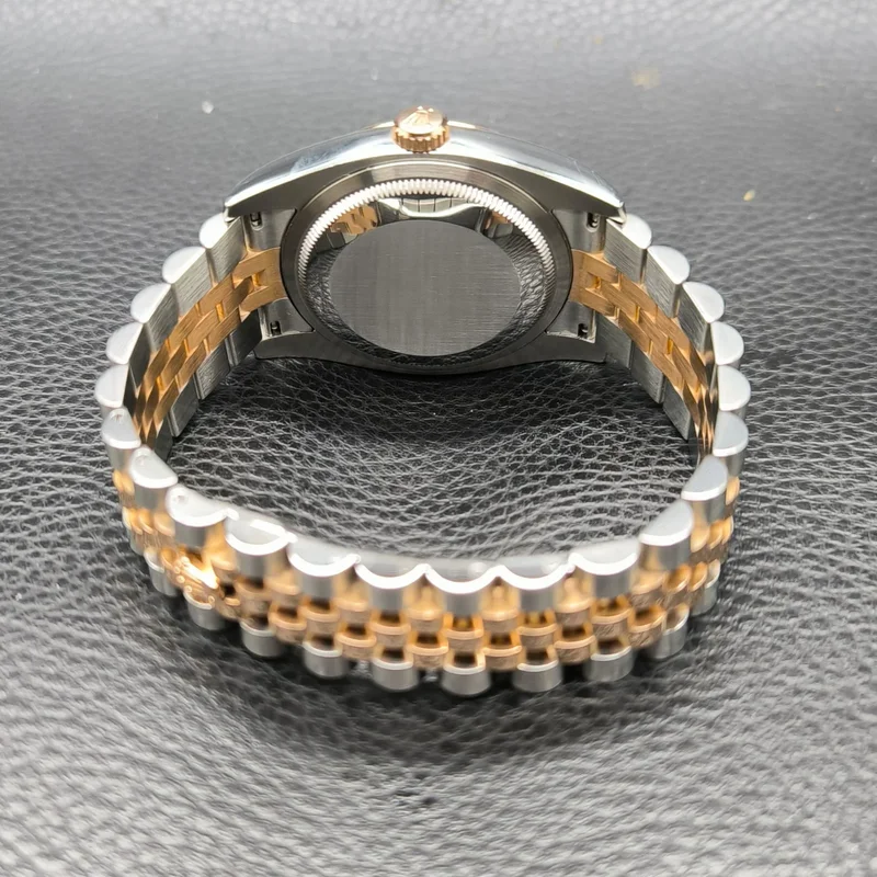 Thumb Datejust 36 Rolesor Everose Fluted / Jubilee / Silver Computer