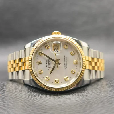 Datejust 36 Rolesor Yellow Fluted / Jubilee / MOP