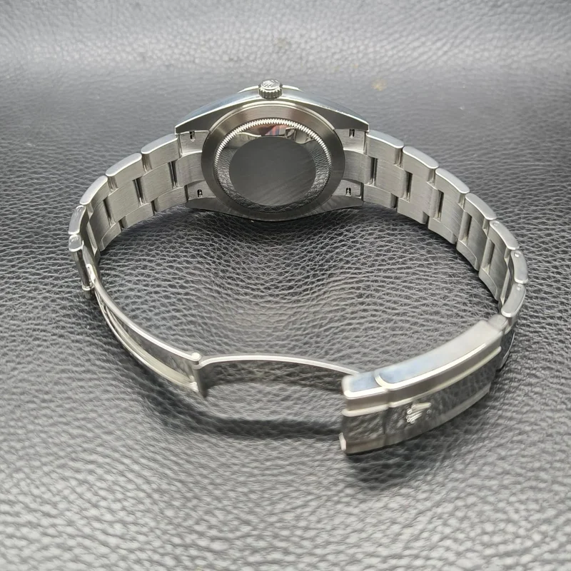 Thumb Datejust 41 Stainless Steel Fluted / Oyster / Blue