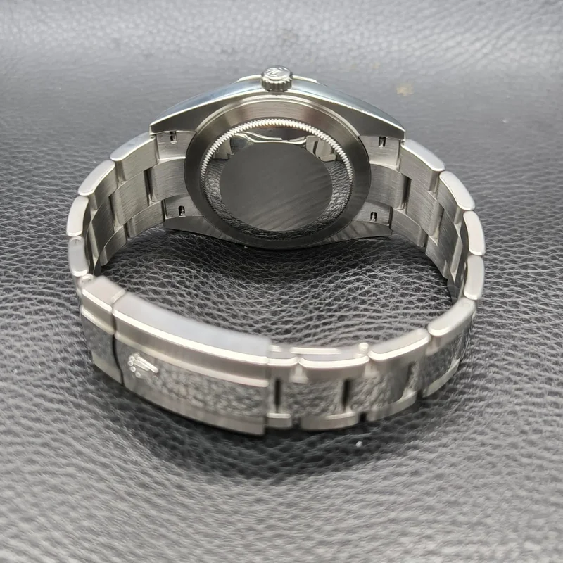 Thumb Datejust 41 Stainless Steel Fluted / Oyster / Blue