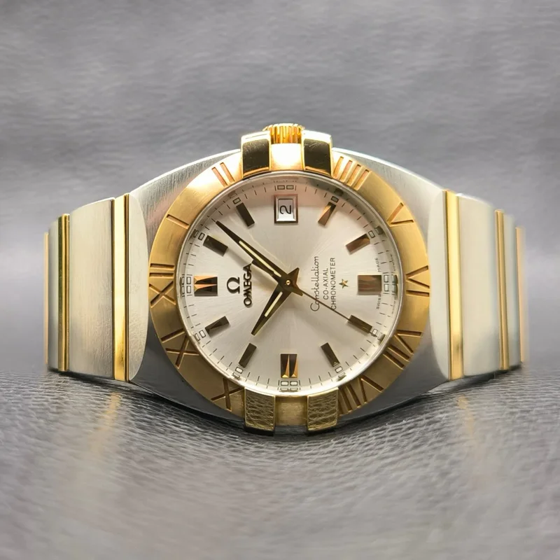 Constellation Co-Axial 38 Double Eagle Stainless Steel / Yellow Gold / Silver