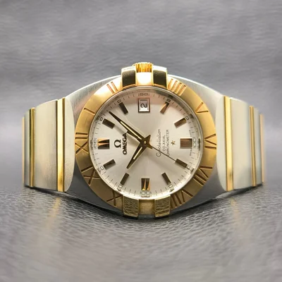 Constellation Co-Axial 38 Double Eagle Stainless Steel / Yellow Gold / Silver