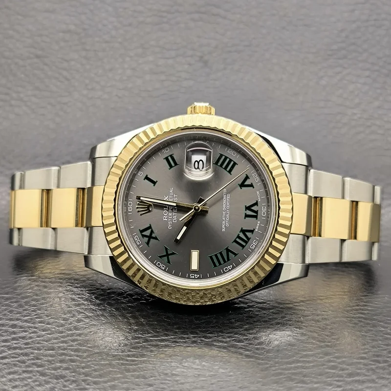 Datejust II Rolesor Slate Roman