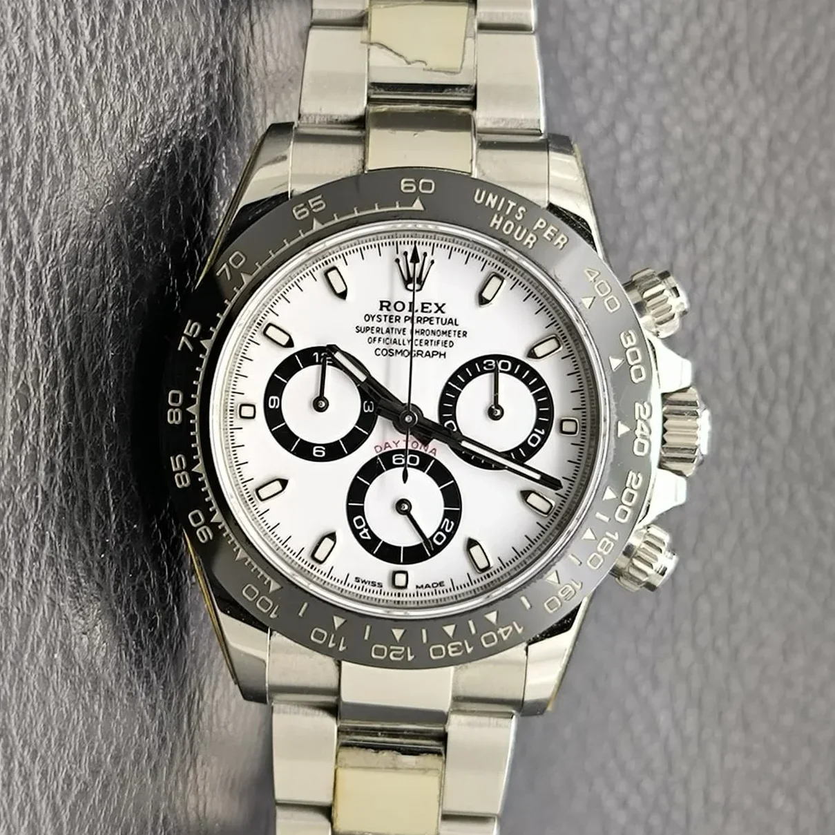 Cosmograph Daytona Steel / Cerachrom / White