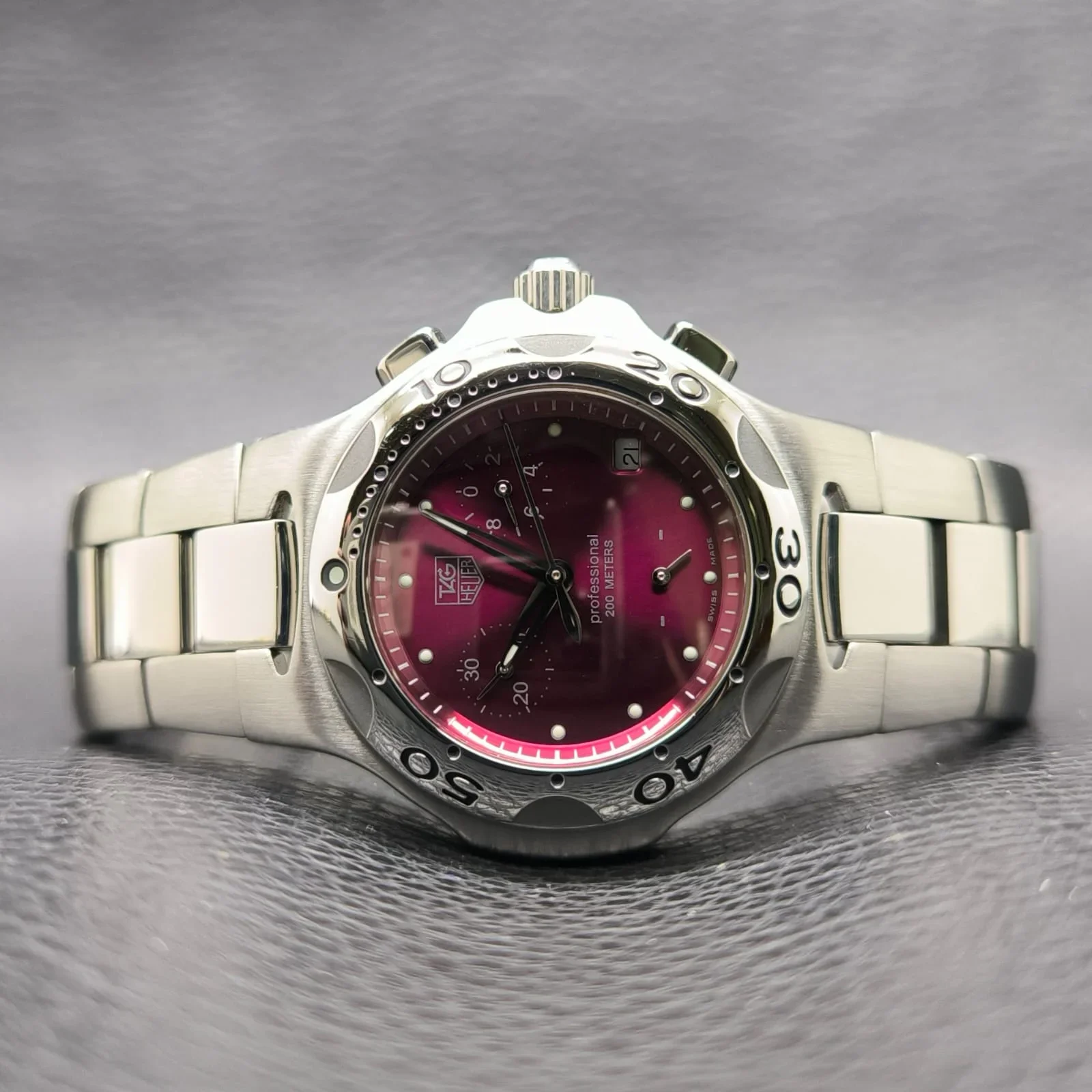 Kirium 34 Quartz Stainless Steel / Purple