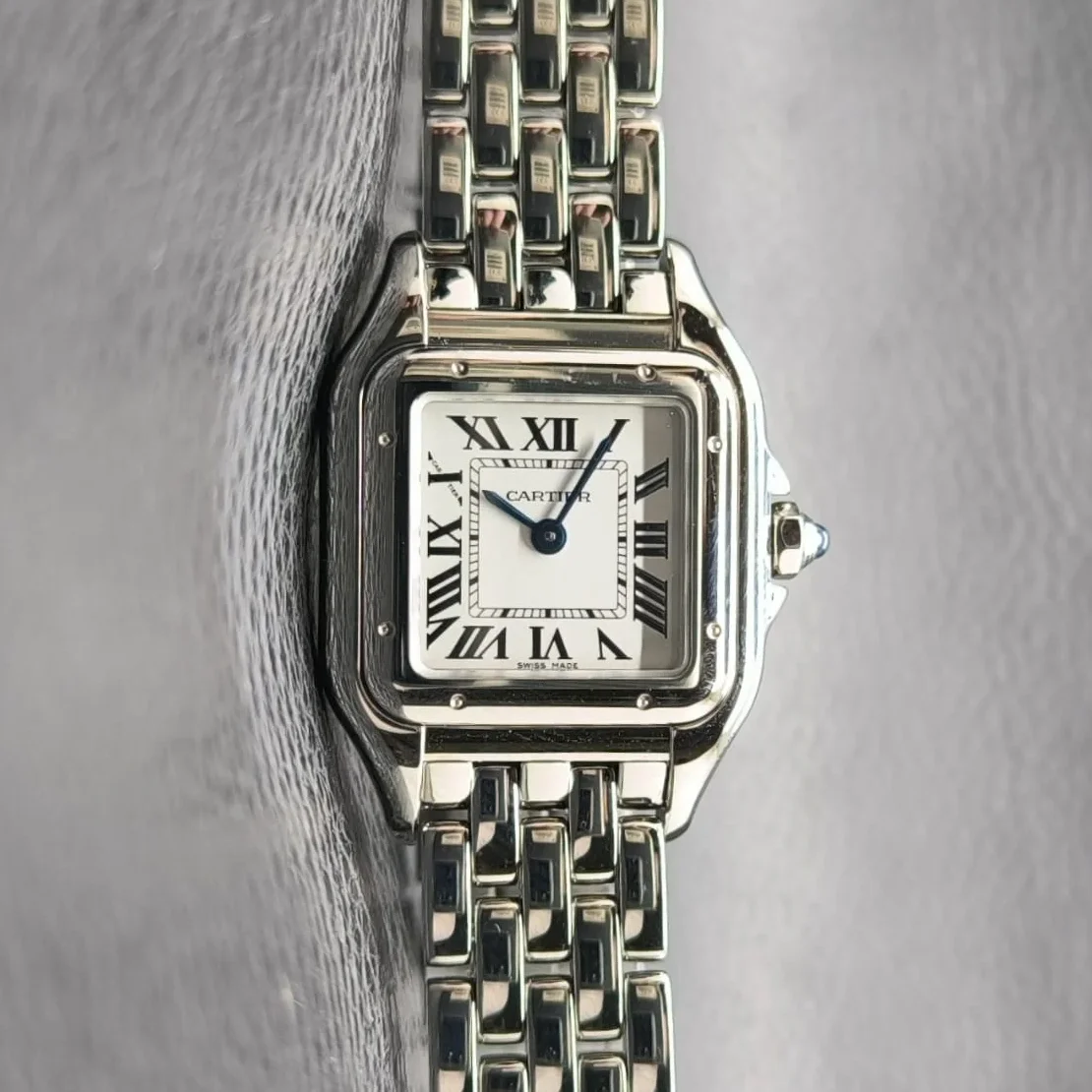 Panthere Small Stainless Steel White