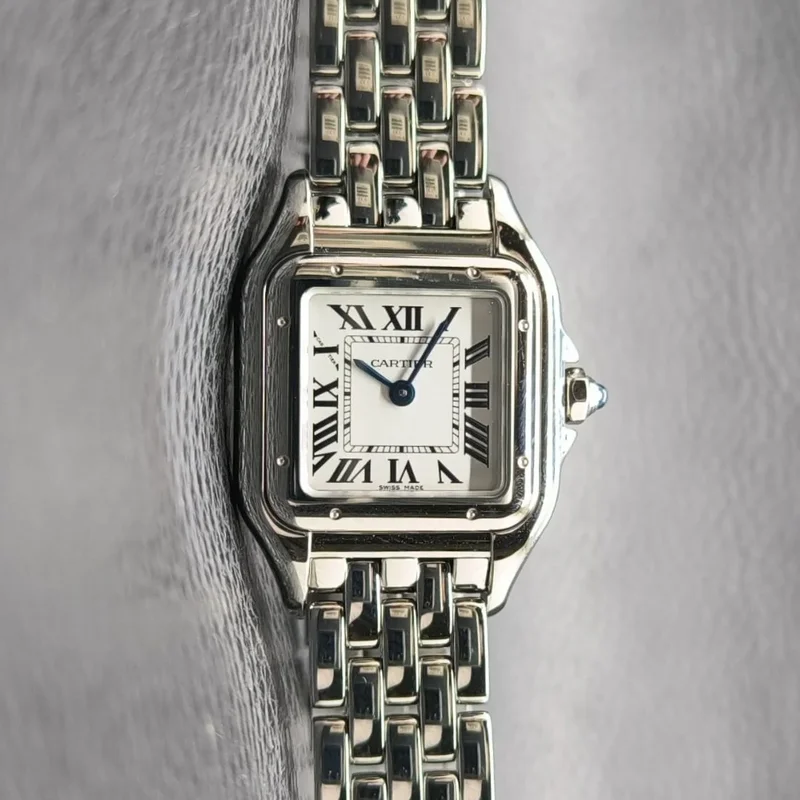 Panthere Small Stainless Steel White